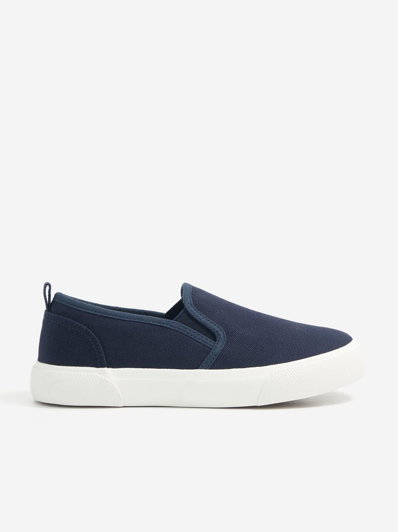 Zapatillas slip-on Azul - Kiabi