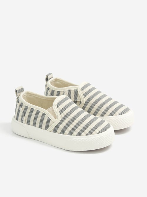 Zapatillas slip-on con cierres de velcro estampadas - Kiabi Zapatillas slip-on con cierres de velcro estampadas - Kiabi