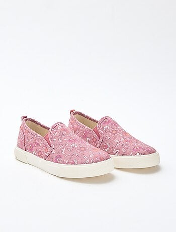 Zapatillas slip-on con estampado de leopardo