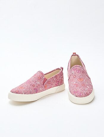 Zapatillas slip-on con estampado de leopardo