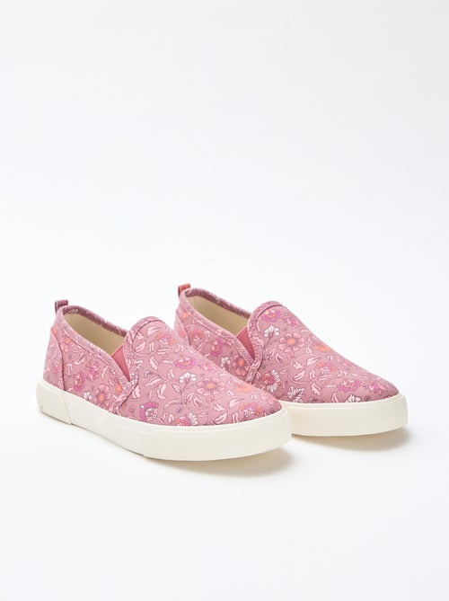 Zapatillas slip-on con estampado liso - Kiabi