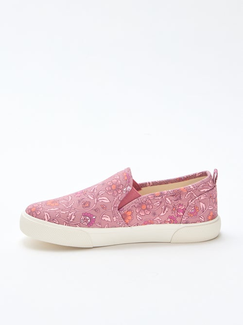 Zapatillas slip-on con estampado liso - Kiabi