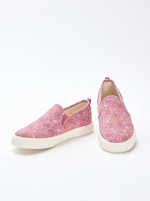 Zapatillas slip-on con estampado liso - Kiabi