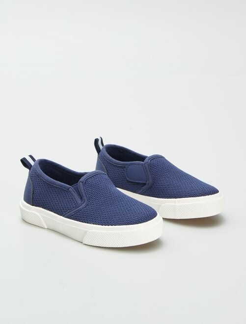 Zapatillas slip-on de tela - Kiabi