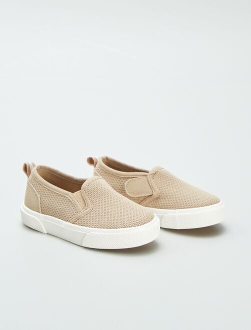 Zapatillas slip-on de tela - Kiabi