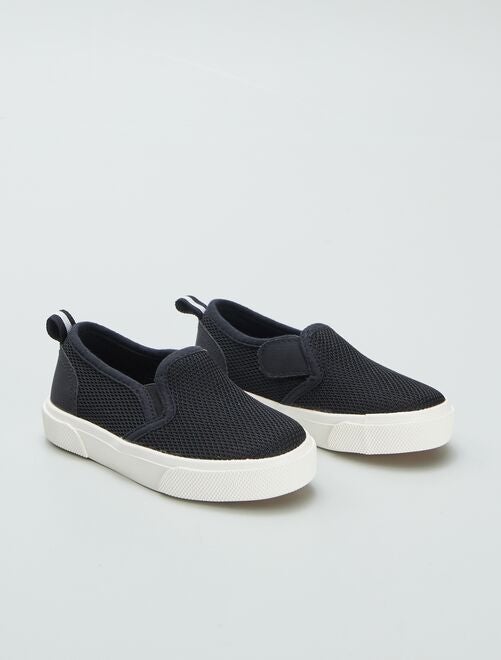 Zapatillas slip-on de tela - Kiabi