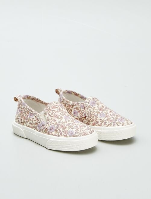 Zapatillas slip-on estampadas - Kiabi