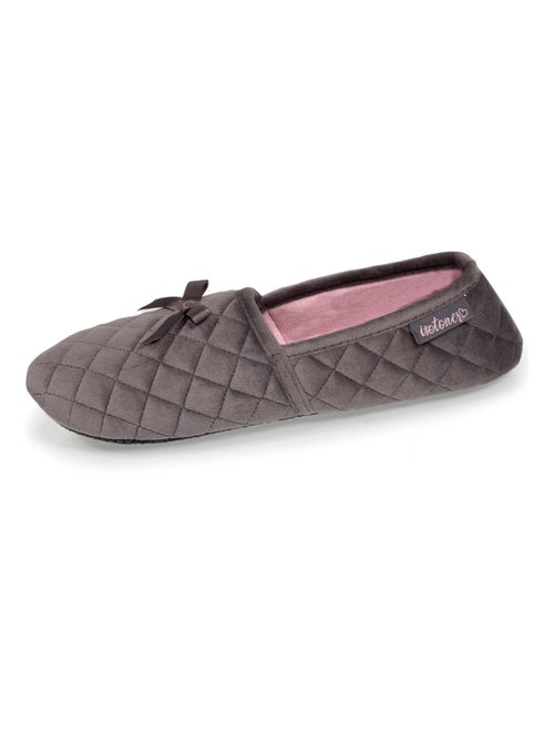 Zapatillas slippers cómodas, ligeras y suaves - suela textil mujer Isotoner - Kiabi
