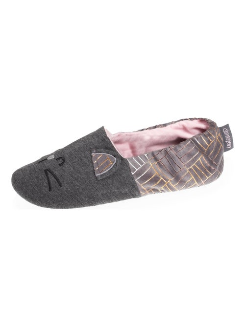 Zapatillas slippers en jersey y suela con tacos mujer Isotoner - Kiabi