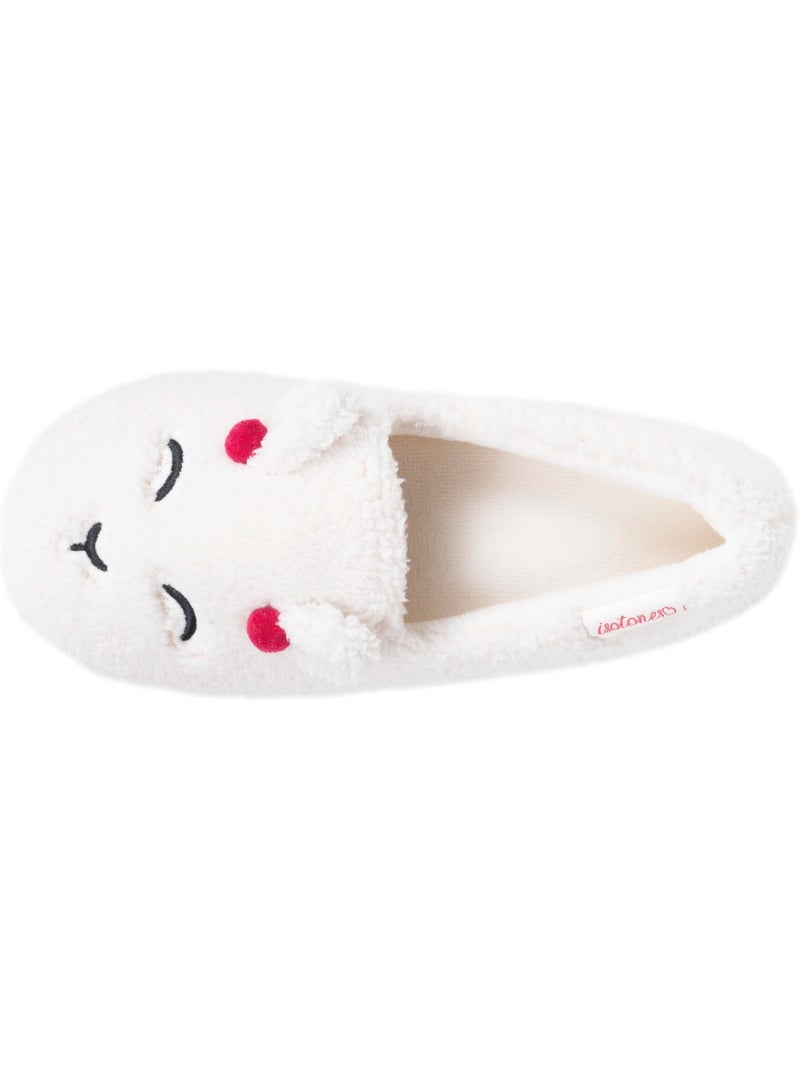 Zapatillas slippers  mujer isotoner Marfil - Kiabi