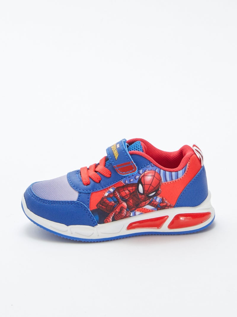 Zapatillas 'Spider-Man' 'Marvel' con suela luminosa AZUL - Kiabi