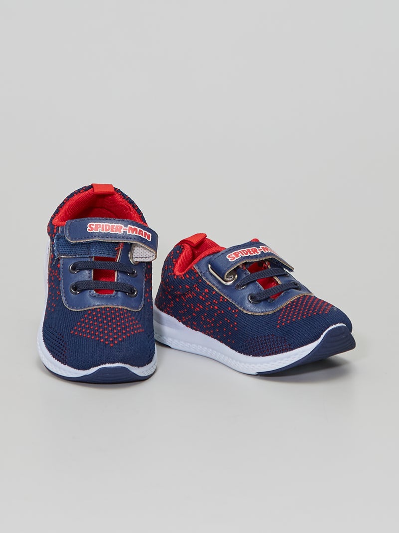 Zapatillas 'Spiderman' con velcro azul - Kiabi