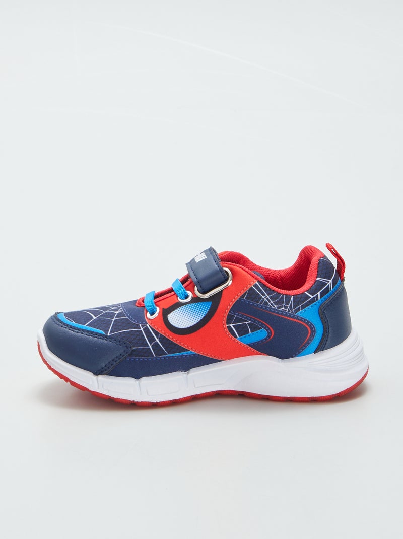 Zapatillas 'Spiderman' 'Marvel' con velcros LED AZUL - Kiabi