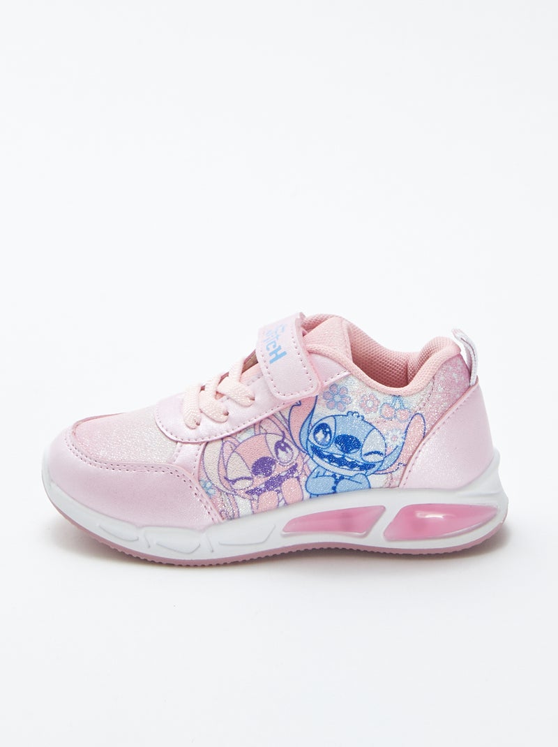 Zapatillas 'Stitch' 'Disney' con suela luminosa ROSA - Kiabi