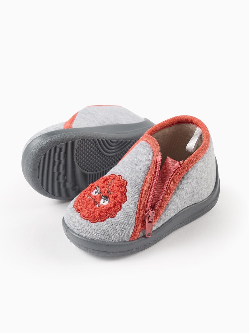 Zapatillas suaves y cómodas Gris - Kiabi