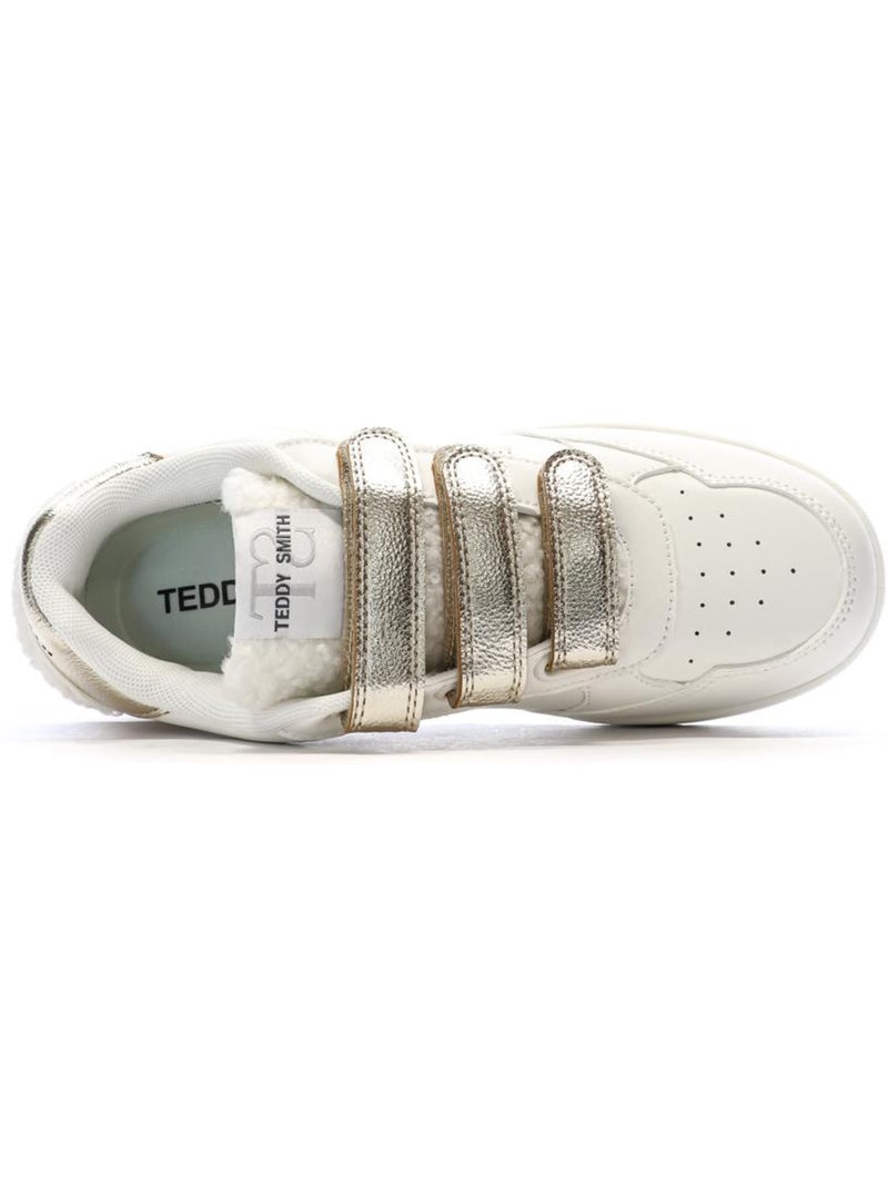 Zapatillas Teddy Smith para Mujer Blanco dorado - Kiabi