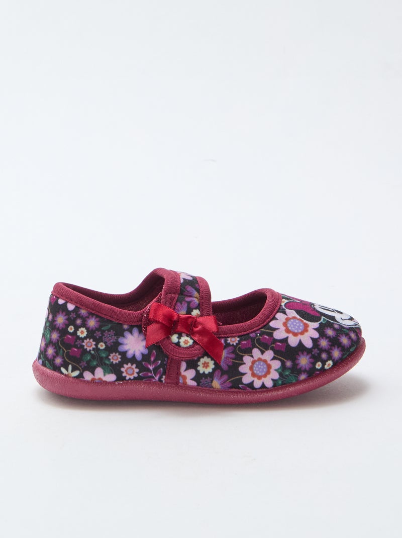 Zapatillas tipo bailarinas con estampado de leopardo Negro - Kiabi