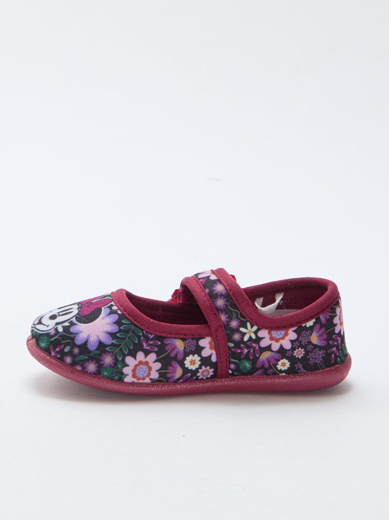 Zapatillas tipo bailarinas con estampado de leopardo Negro - Kiabi