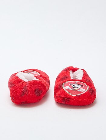 Zapatillas tipo bailarinas de forro polar 'Patrulla Canina'