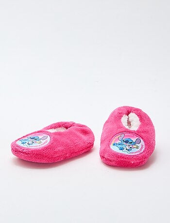 Zapatillas bailarinas de forro polar 'Stitch'