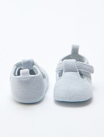 Zapatillas tipo bailarinas de rizo