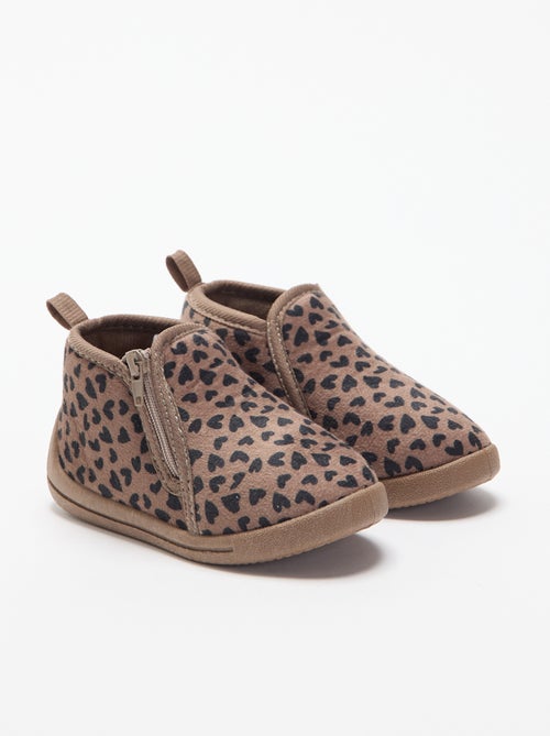 Zapatillas tipo botín estampadas - Kiabi Zapatillas tipo botín estampadas - Kiabi