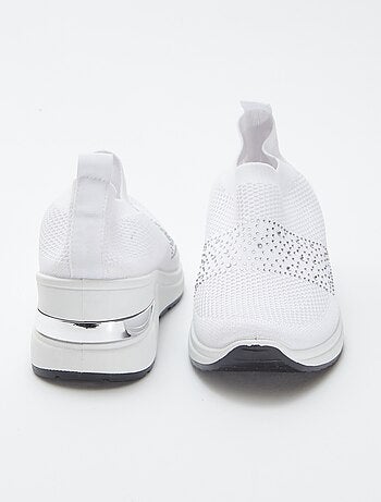 Zapatillas tipo calcetines con plataforma