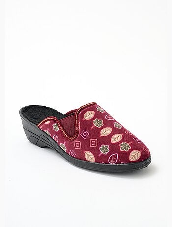 Zapatillas tipo mule con tacón ancho y confort - Afibel
