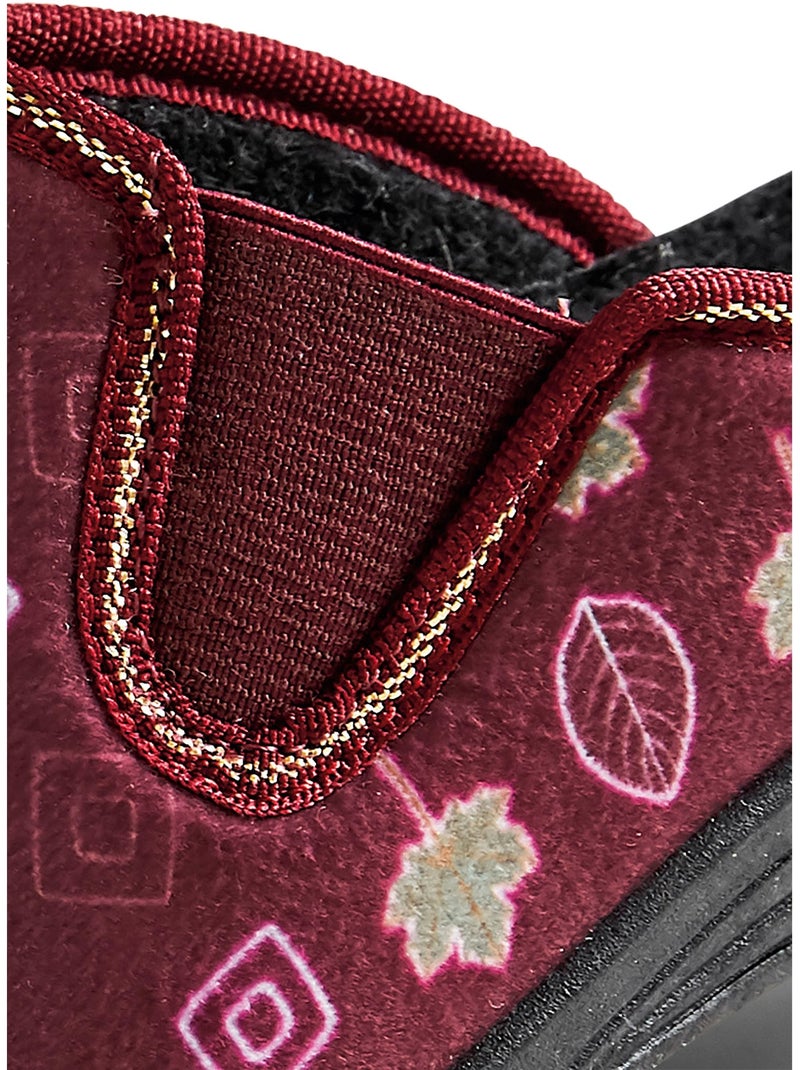 Zapatillas tipo mule con tacón ancho y confort - Afibel Rojo - Kiabi