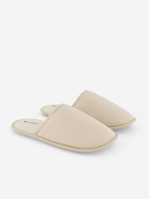 Zapatillas tipo mule de terciopelo - Kiabi Zapatillas tipo mule de terciopelo - Kiabi