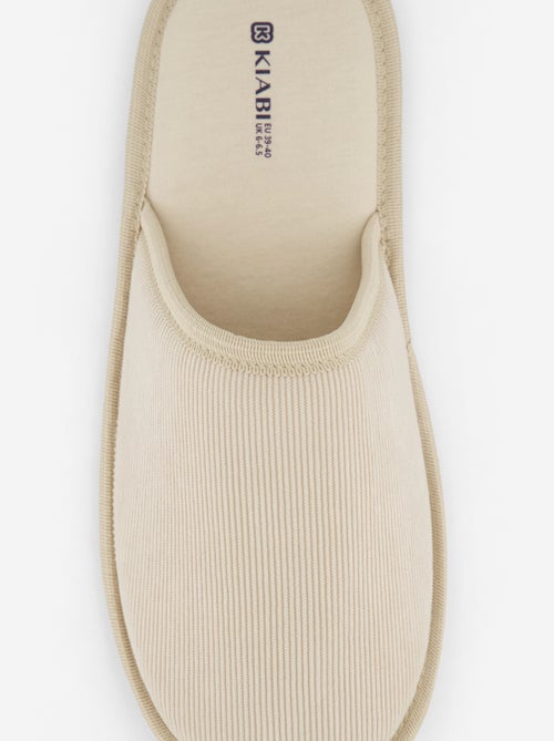 Zapatillas tipo mule de terciopelo - Kiabi Zapatillas tipo mule de terciopelo - Kiabi
