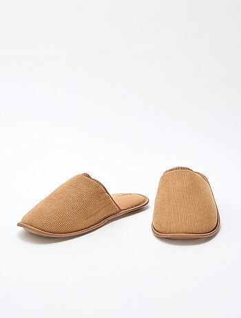Zapatillas tipo mule de terciopelo