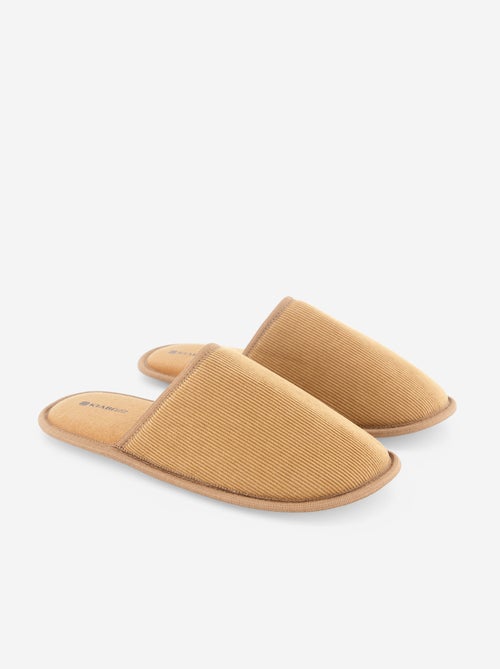 Zapatillas tipo mule de terciopelo - Kiabi Zapatillas tipo mule de terciopelo - Kiabi