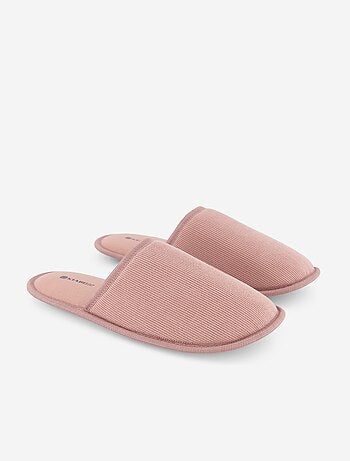 Zapatillas tipo mule de terciopelo