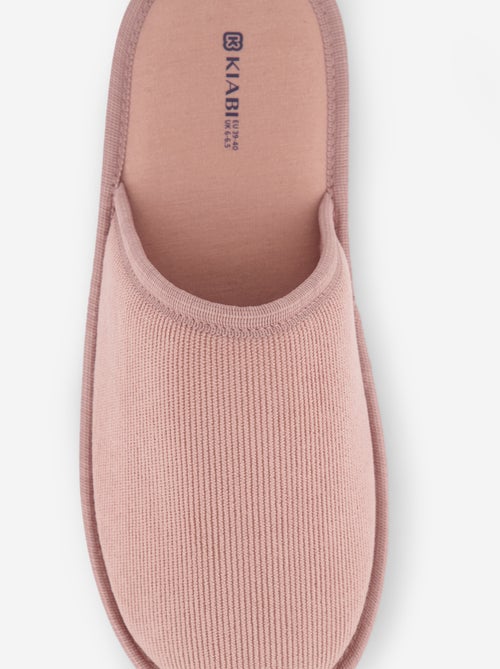 Zapatillas tipo mule de terciopelo - Kiabi