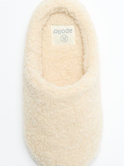 Zapatillas tipo mule forradas de borrego - Kiabi Zapatillas tipo mule forradas de borrego - Kiabi