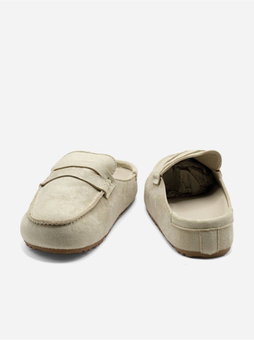 Zapatillas tipo mules con efecto ante - Kiabi Zapatillas tipo mules con efecto ante - Kiabi