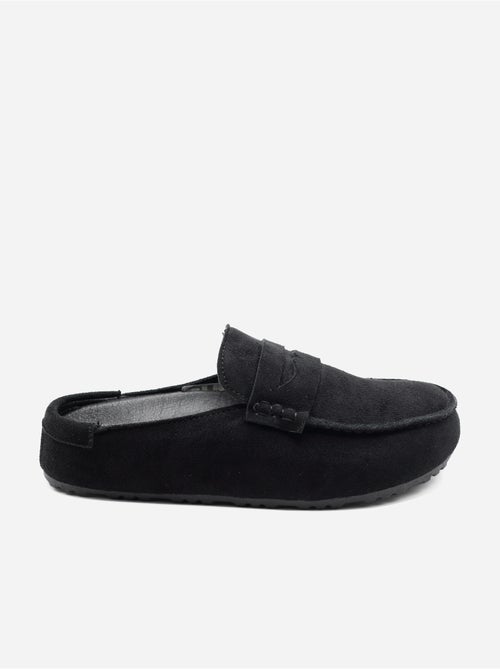 Zapatillas tipo mules con efecto ante - Kiabi Zapatillas tipo mules con efecto ante - Kiabi
