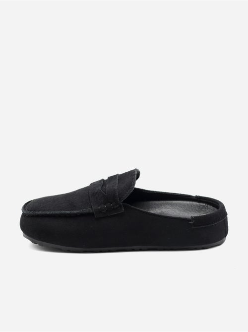 Zapatillas tipo mules con efecto ante - Kiabi Zapatillas tipo mules con efecto ante - Kiabi