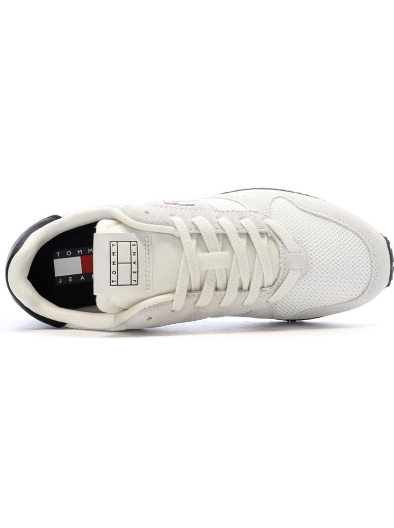 Zapatillas tommy hilfiger de piel para hombre Blanco - Kiabi