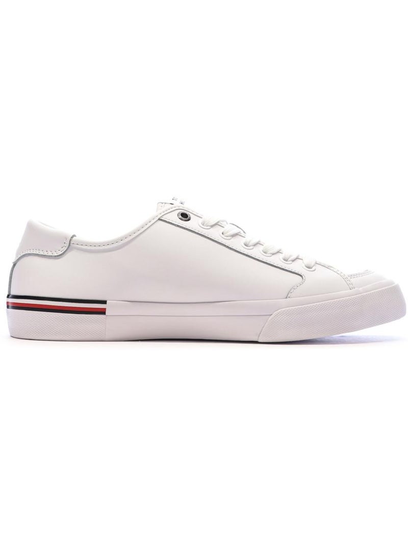 Zapatillas Tommy Hilfiger de Piel para Hombre Blanco - Kiabi