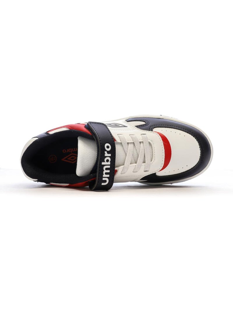 Zapatillas Umbro para Niño Blanco / Negro / Rojo - Kiabi