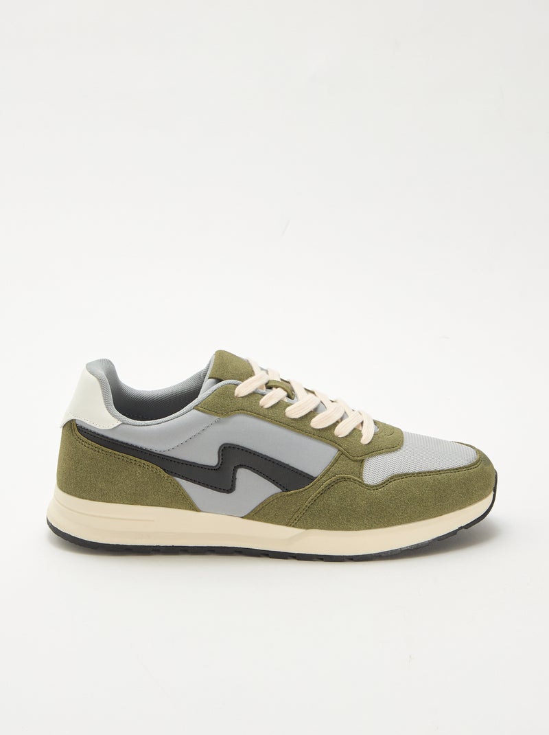 Zapatillas urbanas Kaki - Kiabi