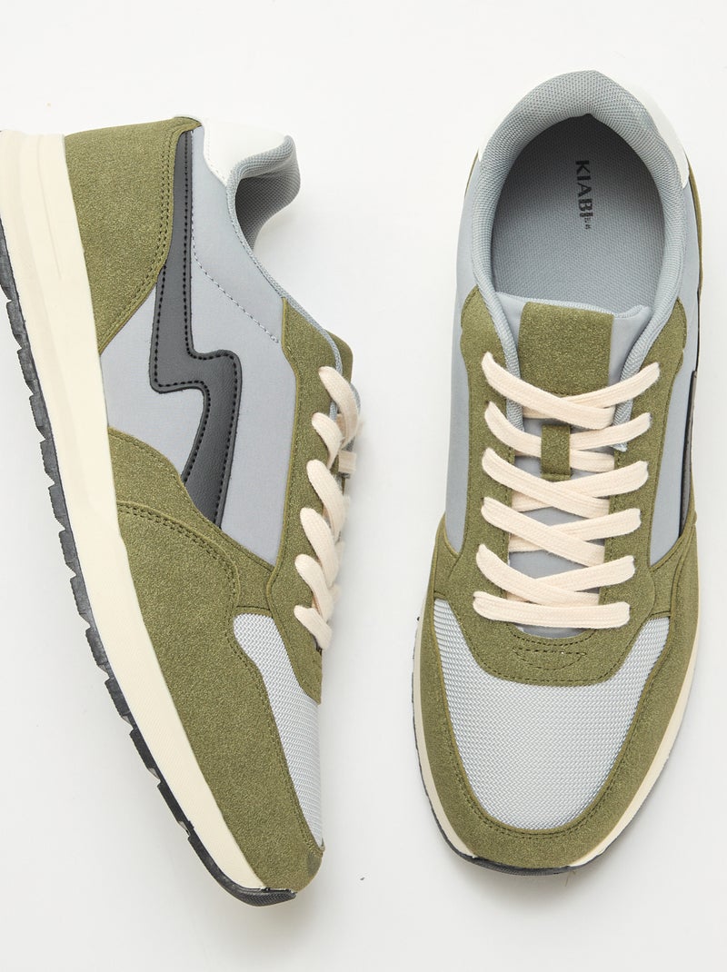 Zapatillas urbanas Kaki - Kiabi