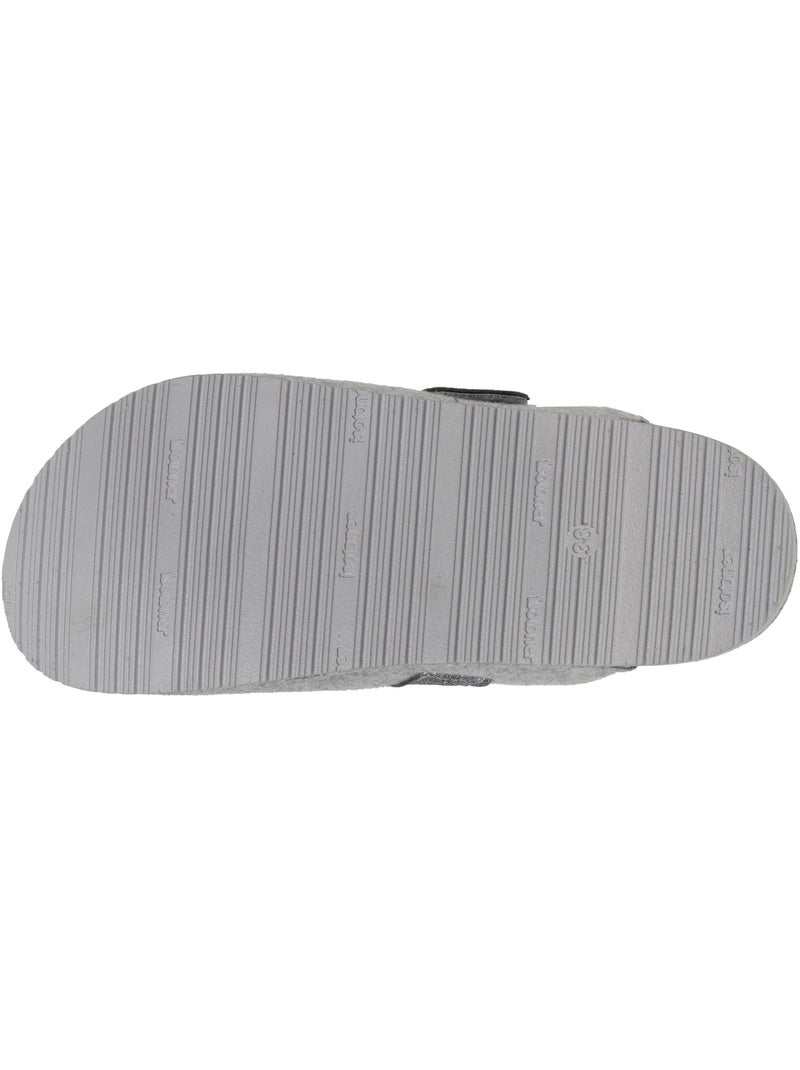 Zapatillas zuecos plantilla anatómica confort mujer Gris jaspeado - Kiabi