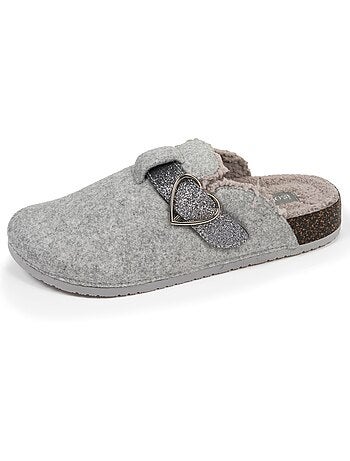 Zapatillas zuecos plantilla anatómica confort mujer Isotoner