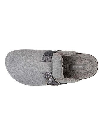Zapatillas zuecos plantilla anatómica confort mujer Isotoner