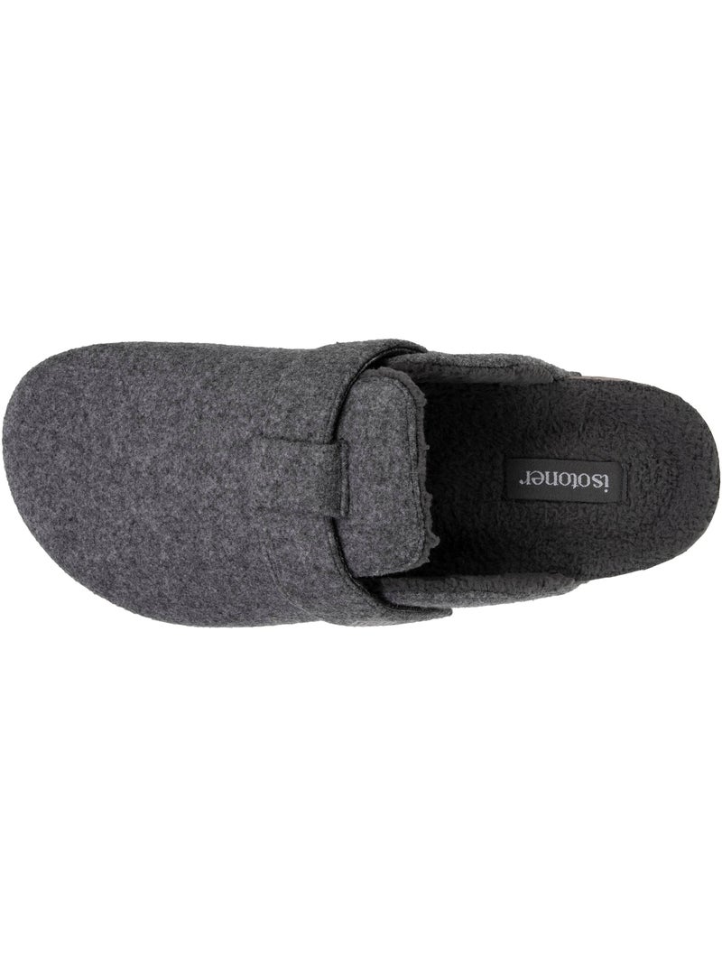 Zapatillas zuecos suela con memoria de forma hombre Gris jaspeado - Kiabi
