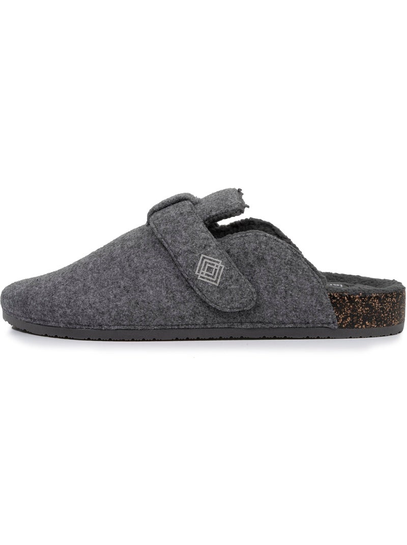 Zapatillas zuecos suela con memoria de forma hombre Gris jaspeado - Kiabi