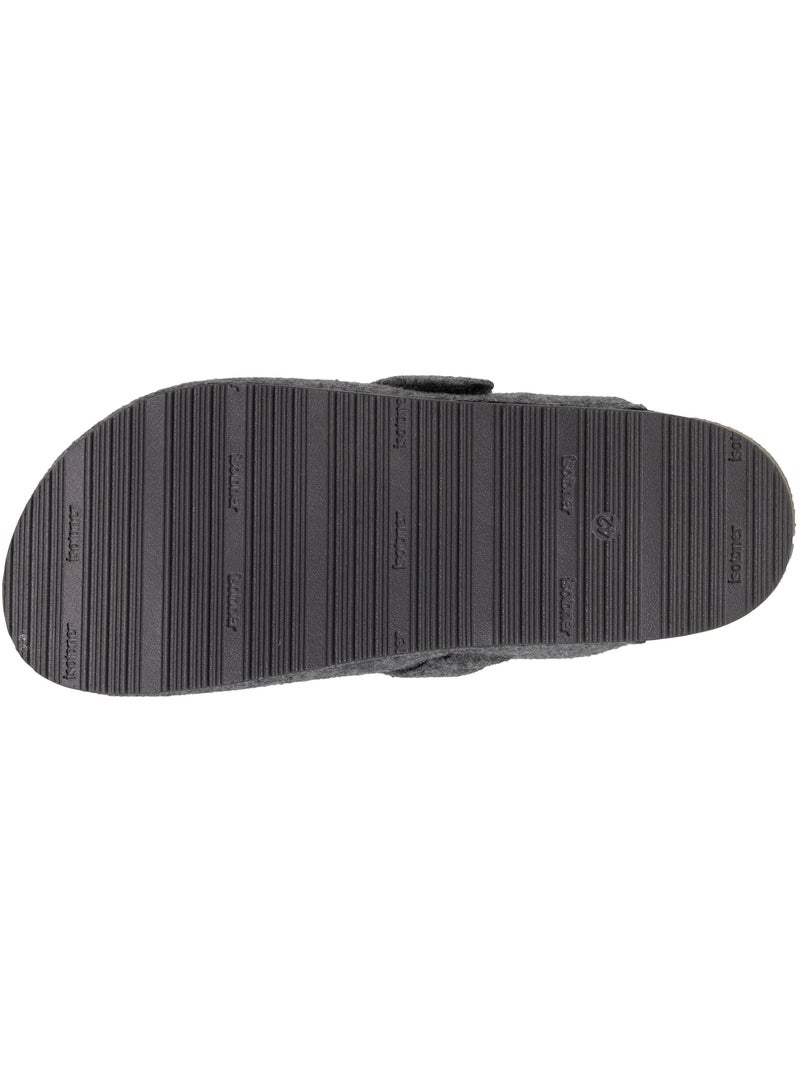 Zapatillas zuecos suela con memoria de forma hombre Gris jaspeado - Kiabi